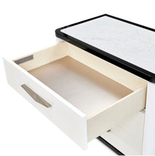 Load image into Gallery viewer, AICO Furniture Tuxedo Large Nightstand in Piano Keyboard
