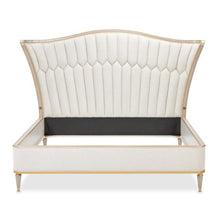 Load image into Gallery viewer, AICO Furniture St.Charles California King Upholstered Bed in Dove Gray
