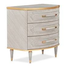 Load image into Gallery viewer, AICO Furniture St.Charles 3 Drawer Nightstand in Dove Gray
