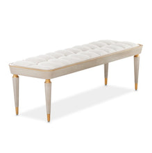 Load image into Gallery viewer, AICO Furniture St.Charles Accent Bench in Dove Gray
