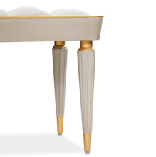 Load image into Gallery viewer, AICO Furniture St.Charles Accent Bench in Dove Gray
