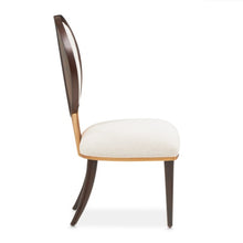 Load image into Gallery viewer, AICO Furniture Camellia Field Side Chair (Set of 2) in Warm Pecan
