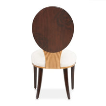 Load image into Gallery viewer, AICO Furniture Camellia Field Side Chair (Set of 2) in Warm Pecan
