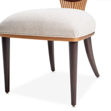 Load image into Gallery viewer, AICO Furniture Camellia Field Side Chair (Set of 2) in Warm Pecan
