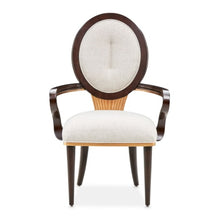 Load image into Gallery viewer, AICO Furniture Camellia Field Arm Chair (Set of 2) in Warm Pecan
