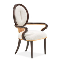 Load image into Gallery viewer, AICO Furniture Camellia Field Arm Chair (Set of 2) in Warm Pecan
