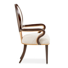 Load image into Gallery viewer, AICO Furniture Camellia Field Arm Chair (Set of 2) in Warm Pecan
