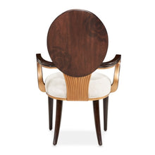 Load image into Gallery viewer, AICO Furniture Camellia Field Arm Chair (Set of 2) in Warm Pecan
