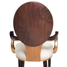 Load image into Gallery viewer, AICO Furniture Camellia Field Arm Chair (Set of 2) in Warm Pecan
