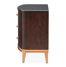 Load image into Gallery viewer, AICO Furniture Camellia Field Nightstand in Warm Pecan
