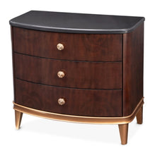 Load image into Gallery viewer, AICO Furniture Camellia Field Nightstand in Warm Pecan
