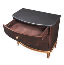 Load image into Gallery viewer, AICO Furniture Camellia Field Nightstand in Warm Pecan
