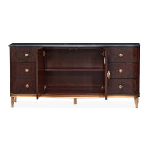 Load image into Gallery viewer, AICO Furniture Camellia Field Dresser in Warm Pecan
