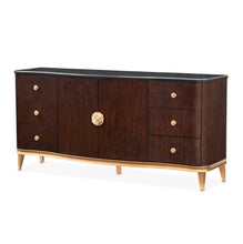 Load image into Gallery viewer, AICO Furniture Camellia Field Dresser in Warm Pecan image
