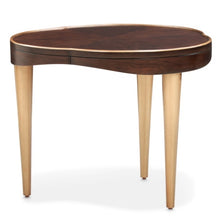 Load image into Gallery viewer, AICO Furniture Camellia Field End Table in Warm Pecan
