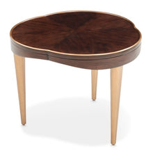 Load image into Gallery viewer, AICO Furniture Camellia Field End Table in Warm Pecan
