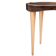Load image into Gallery viewer, AICO Furniture Camellia Field Chairside Table in Warm Pecan
