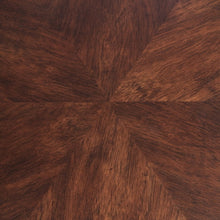 Load image into Gallery viewer, AICO Furniture Camellia Field Chairside Table in Warm Pecan
