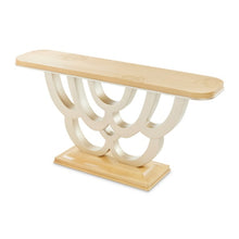 Load image into Gallery viewer, AICO Furniture Camellia Field Console Table in Caramel
