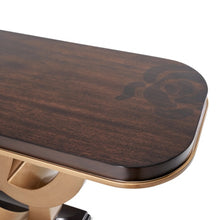 Load image into Gallery viewer, AICO Furniture Camellia Field Console Table in Warm Pecan

