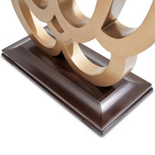 Load image into Gallery viewer, AICO Furniture Camellia Field Console Table in Warm Pecan
