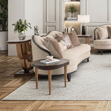 Load image into Gallery viewer, AICO Furniture Camellia Field Console Table in Warm Pecan
