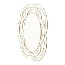 Load image into Gallery viewer, AICO Furniture Camellia Field Wall Mirror in Warm Pecan
