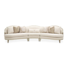 Load image into Gallery viewer, AICO Furniture Camellia Field LAF Loveseat Linen in Caramel
