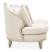 Load image into Gallery viewer, AICO Furniture Camellia Field RAF Loveseat Linen in Caramel
