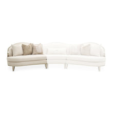 Load image into Gallery viewer, AICO Furniture Camellia Field LAF Loveseat Linen in Caramel image
