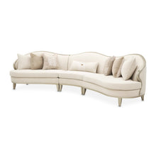 Load image into Gallery viewer, AICO Furniture Camellia Field LAF Loveseat Linen in Caramel
