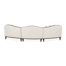 Load image into Gallery viewer, AICO Furniture Camellia Field RAF Loveseat Linen in Warm Pecan

