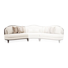 Load image into Gallery viewer, AICO Furniture Camellia Field LAF Loveseat Linen in Warm Pecan image
