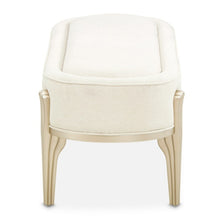 Load image into Gallery viewer, AICO Furniture Camellia Field Bench in Caramel
