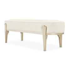 Load image into Gallery viewer, AICO Furniture Camellia Field Bench in Caramel
