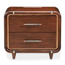 Load image into Gallery viewer, AICO Furniture Mason Park Nightstand in Umber
