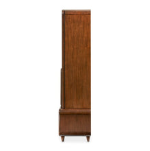 Load image into Gallery viewer, AICO Furniture Mason Park Offset Chest with Storage Mirror in Umber
