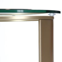 Load image into Gallery viewer, AICO Furniture Houston Chairside Table in Brushed Gold
