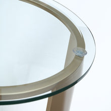 Load image into Gallery viewer, AICO Furniture Houston Chairside Table in Brushed Gold
