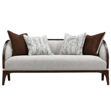 Load image into Gallery viewer, AICO Furniture Houston Loveseat Pebble in Walnut
