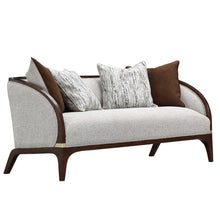 Load image into Gallery viewer, AICO Furniture Houston Loveseat Pebble in Walnut image

