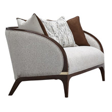 Load image into Gallery viewer, AICO Furniture Houston Loveseat Pebble in Walnut
