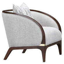 Load image into Gallery viewer, AICO Furniture Houston Matching Chair Pebble in Walnut
