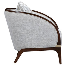 Load image into Gallery viewer, AICO Furniture Houston Matching Chair Pebble in Walnut
