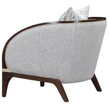 Load image into Gallery viewer, AICO Furniture Houston Matching Chair Pebble in Walnut
