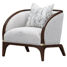 Load image into Gallery viewer, AICO Furniture Houston Matching Chair Pebble in Walnut image
