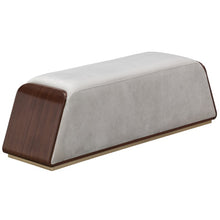 Load image into Gallery viewer, AICO Furniture Houston Accent Bench in Walnut image
