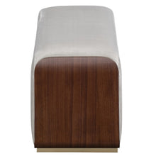 Load image into Gallery viewer, AICO Furniture Houston Accent Bench in Walnut

