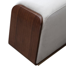 Load image into Gallery viewer, AICO Furniture Houston Accent Bench in Walnut
