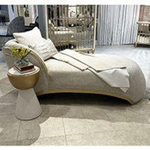 Load image into Gallery viewer, AICO Furniture Scotts Square Chairside Table in Light Champagne
